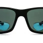 Front view of Polarized Bifocal Sunglasses Black, against a white background.