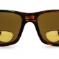 Front view of Polarized Bifocal Sunglasses Tortoise, against a white background.