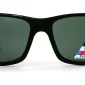 Front view of Polarized Sunglasses For Men & Women Black, against a white background.