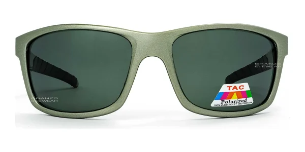 Polarized-Sunglasses-For-Men-And-Women-Silver-a Front view of Polarized Sunglasses For Men & Women Silver Mirror, against a white background.