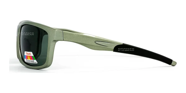 Polarized-Sunglasses-For-Men-And-Women-Silver-c Side view of Polarized Sunglasses For Men & Women Silver Mirror, photographed against a white background.