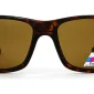 Front view of Polarized Sunglasses For Men & Women Tortoise, against a white background.