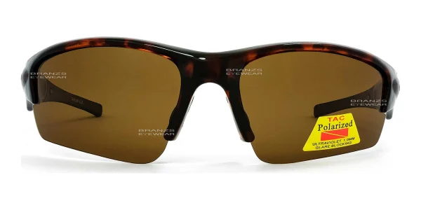 Polarized-Sunglasses-Tortoise-a Front view of Polarized Sunglasses Tortoise, against a white background.