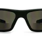 Front view of Sun Reader Magnifying Sunglasses Matte Black, against a white background.