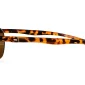 Side view of Wrap Rimless Bifocal Sunglasses Tortoise, photographed against a white background.