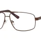 Image of Enhance EN3920 Eyeglasses Matt Coffee against a white background.