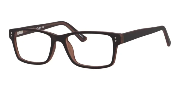 Enhance EN4041 eyeglasses in Matte Brown Crystal, 53mm frame width