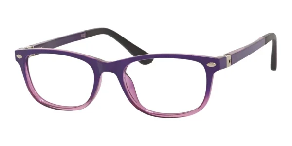 Enhance EN4116 eyeglasses in Purple Fade, 49mm frame width