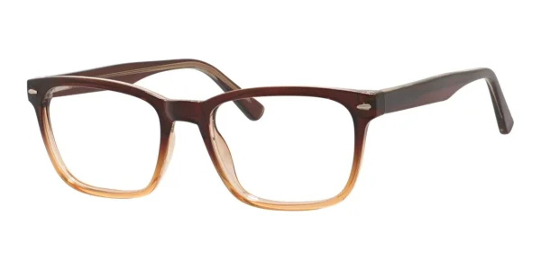Enhance EN4138 eyeglasses in Brown Fade, 53mm frame width