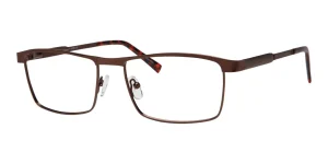 Enhance EN4266 eyeglasses in Satin Brown, 59mm frame width