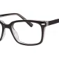 Enhance EN4300 eyeglasses in Black Crystal, 47mm frame width