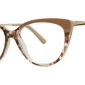 Enhance EN4309 eyeglasses in Mink Tortoise Fade, 55mm frame width