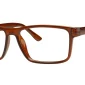 Enhance EN4313 eyeglasses in Brown Smoke, 60mm frame width