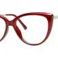 Enhance EN4319 eyeglasses in Burgundy Silver, 53mm frame width
