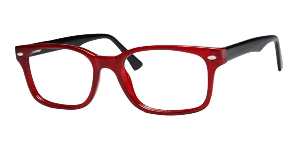 Enhance EN4330 Eyeglasses Red Black Enhance EN4330 eyeglasses in Red Black, 51mm frame width