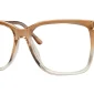 Enhance EN4380 eyeglasses in Brown Fade, 57mm frame width