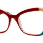 Enhance EN4440 eyeglasses in Red, 54mm frame width