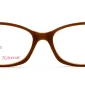 Betsey Johnson Cheeky Eyeglasses in Brown, 52mm lens width