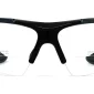 Bifocal Reading Sunglasses ANSI Z87.1 Safety Sun Reader Black Clear lens, against a white background.