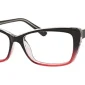 Enhance EN4151 eyeglasses in Black Red Fade, 56mm lens width