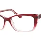 Enhance EN4151 eyeglasses in Burgundy Fade, 56mm lens width