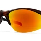 Polarized Sport Sunglasses Red Mirror, Lens Width (Eye Size) 74 mm