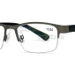 Progressive Reading Glasses Gunmetal, Lens Width (Eye Size) 55 mm
