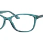 Image of Enhance EN3951 Eyeglasses Azure against a white background.