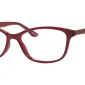 Image of Enhance EN3951 Eyeglasses Burgundy against a white background.