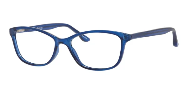 Enhance-3951-Eyeglasses-Cobalt Image of Enhance EN3951 Eyeglasses Cobalt against a white background.