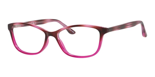 Enhance-3951-Eyeglasses-Fuchsia Image of Enhance EN3951 Eyeglasses Fuchsia against a white background.