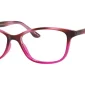 Image of Enhance EN3951 Eyeglasses Fuchsia against a white background.