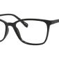 Image of Enhance EN4012 Eyeglasses Black against a white background.