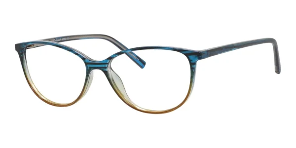 Enhance-4080-Eyeglasses-Blue-Mix Image of Enhance EN4080 Eyeglasses Blue Mix, against a white background.