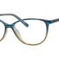 Image of Enhance EN4080 Eyeglasses Blue Mix, against a white background.