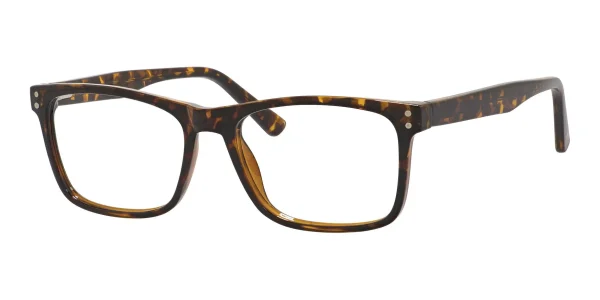 Enhance-4139-Eyeglasses-Tortoise Image of Enhance EN4139 Eyeglasses Tortoise, against a white background.