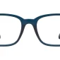 Front view of Enhance EN3997 Eyeglasses Matte Indigo against a white background.