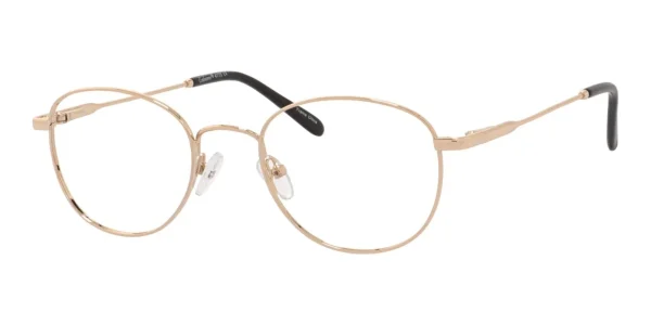 Enhance-EN4173-Eyeglasses-Shiny-Gold Enhance EN4173 eyeglasses in Shiny Gold, 49mm frame width