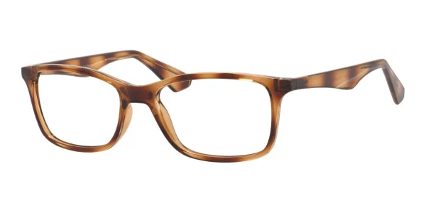 Enhance-EN4200-Eyeglasses-Shiny-Demiamber Enhance EN4200 eyeglasses in Shiny Demiamber, 53mm frame width