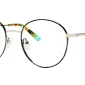 Enhance EN4251 eyeglasses in Black Gold, 51mm frame width