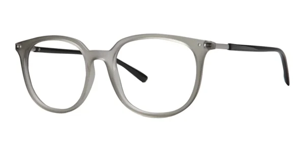 Enhance-EN4350-Eyeglasses-Matte-Light-Grey-Shiny-Black Enhance EN4350 eyeglasses in Matte Light Grey Shiny Black, 53mm frame width