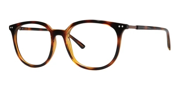 Enhance-EN4350-Eyeglasses-Shiny-Demiamber Enhance EN4350 eyeglasses in Shiny Demiamber, 53mm frame width