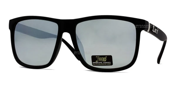 LOCS Mirrored Sunglasses Silver Mirror LOCS Mirrored Sunglasses Silver Mirror, Frame Width 145mm
