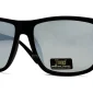 LOCS Mirrored Sunglasses Silver Mirror, Frame Width 145mm
