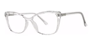 Modern Plastics II Glimmer Eyeglasses Crystal, Lens Width (Eye Size) 54mm