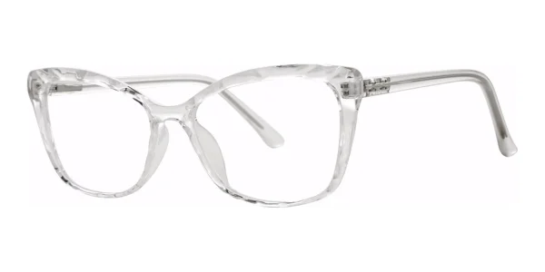 Modern Plastics II Glimmer Eyeglasses Crystal, Lens Width (Eye Size) 54mm