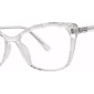 Modern Plastics II Glimmer Eyeglasses Crystal, Lens Width (Eye Size) 54mm