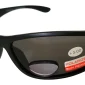 Polarized Bifocal Fishing Sunglasses Matte Black, Lens Width 68 mm