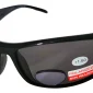 Polarized Sunglasses With Readers Black, Lens Width 65 mm