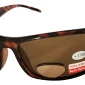 Polarized Sunglasses With Readers Tortoise, Lens Width 65 mm